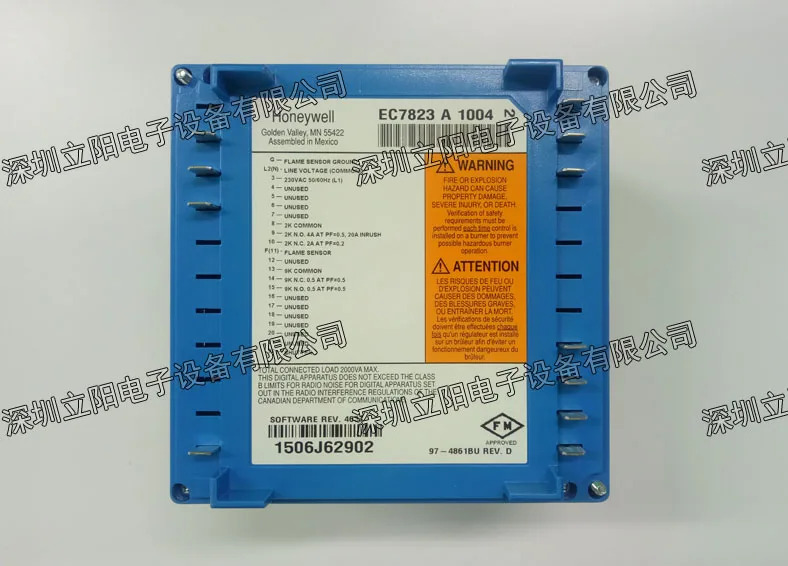 하니웰 연소 컨트롤러 EC7823A1004RM7823A1016 신