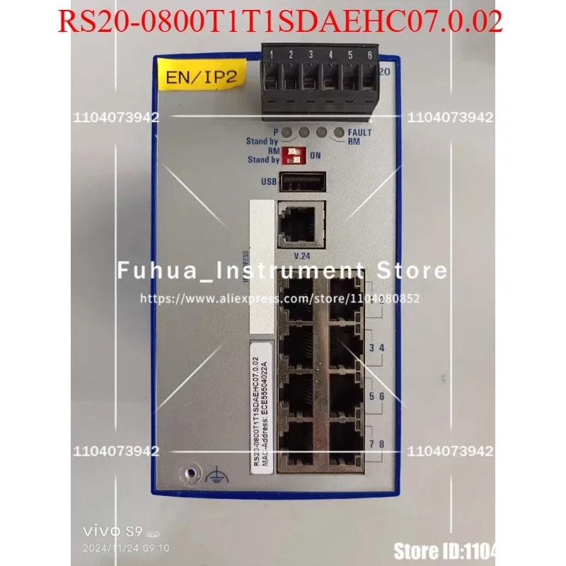 Hirschmann RS20 산업스위치 RS20-0800T1T1SDAEHC07.0.02