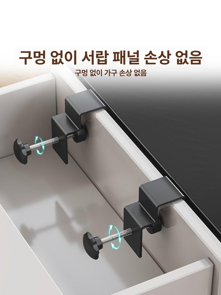 접이식 책상연장 서랍형 확장 컴퓨터책상 책장 서랍장 책상서랍 원룸 수납 공간활용 - 상세 이미지 3