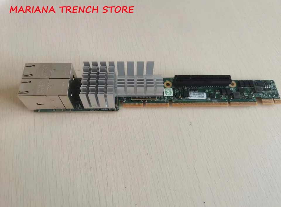 Supermicro 서버 네트워킹 AOC-UR-i4XT 1U 라이저 어댑터GBase-T X540 칩셋 RJ45 1x PCI-E 3.0x8 내부