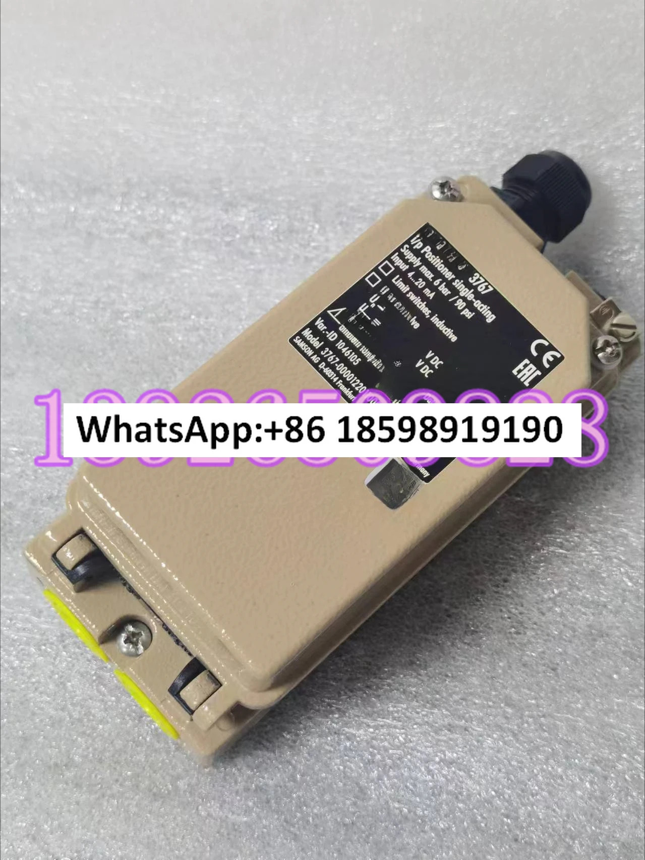 3767- 00001220110000  밸브 포지셔너 원본 포장