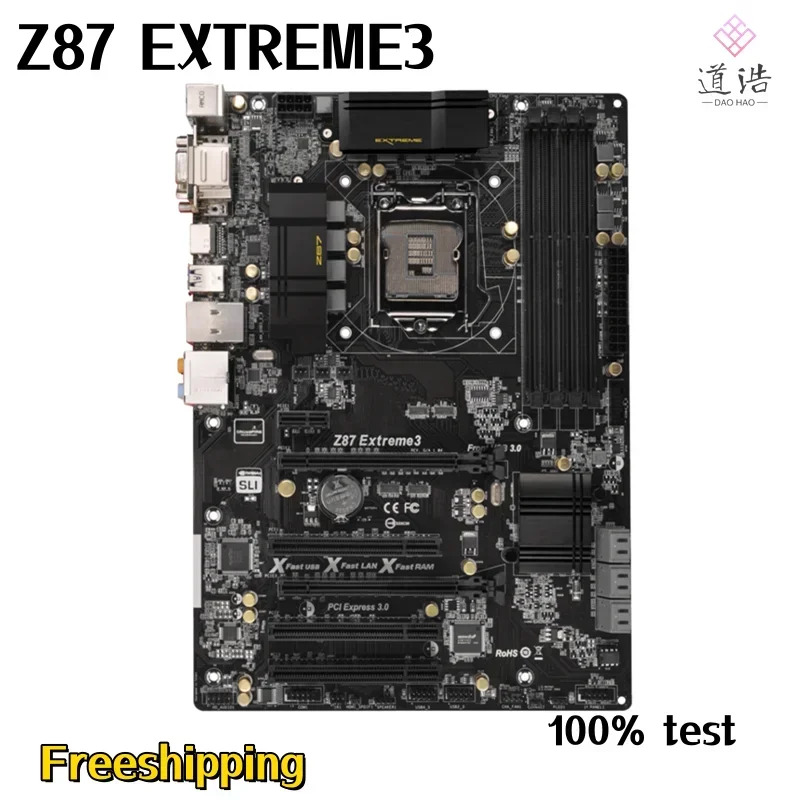 ASRock호환 Z87 EXTREME3 마더보드 32GB HDMI PCI-E3.0 LGA 1150 DDR3 메인보드 완전 작동 리퍼