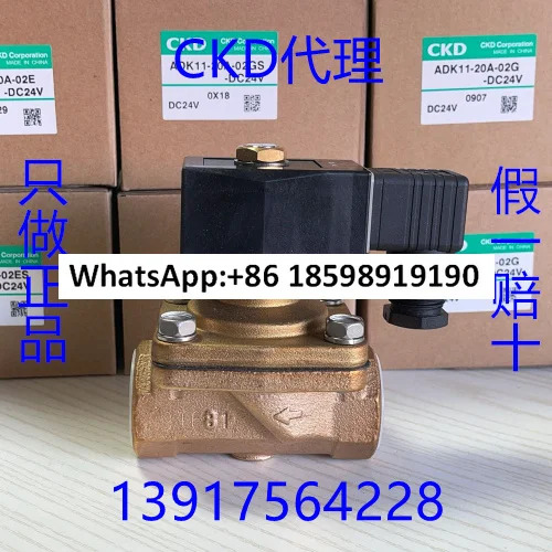 CKD 솔레노이드 밸브 ADK11-10A-15A-20A-25A-02C-02E-02ES-03A-DC24V220V
