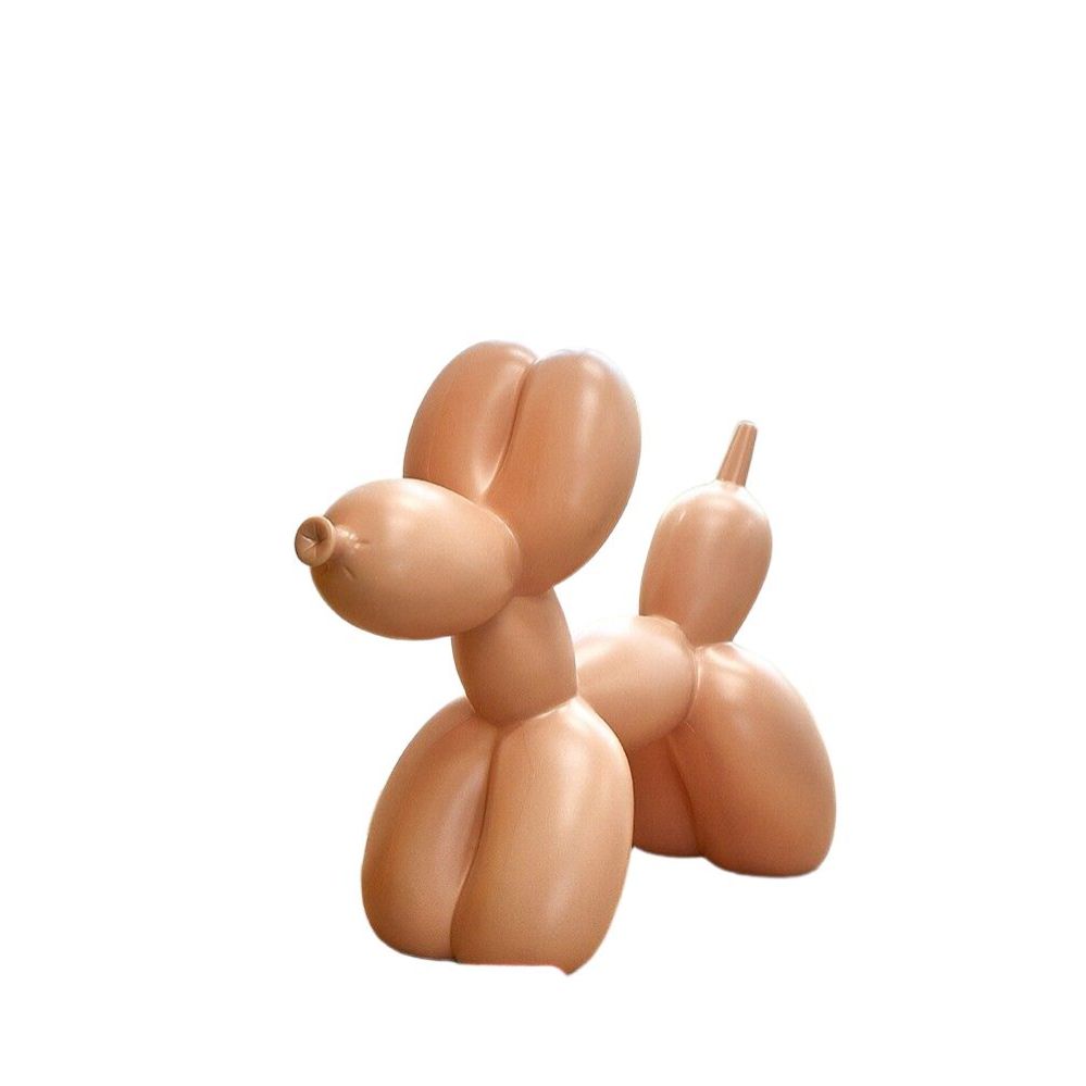 풍선 강아지 스툴 인테리어 동물 모양 거실 장식 의자 대형-오렌지PE65x37xH72cm - 상품 이미지