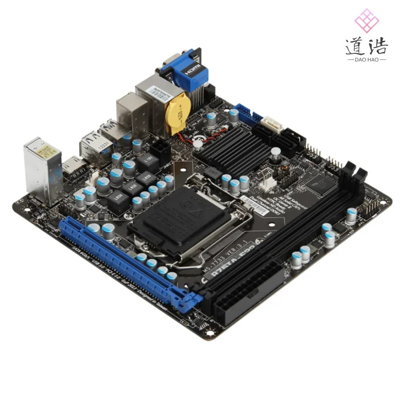 B75IA-E33 마더보드 16GB HDMI LGA 1155 DDR3 Mini-ITX B75 메인보드 리퍼 완료 작동