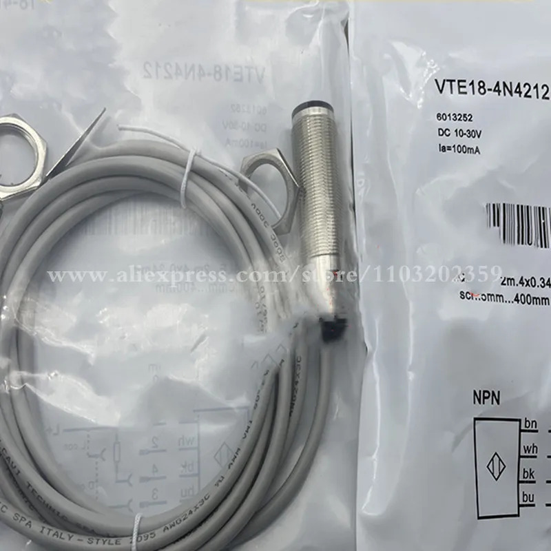 2Pcs 광전센서 VTE18-4N4212 VTE18-4P4212 VTE18-4P4240 VTE18-4P4412 VTE18-4N4240 VTE18-4N4712 VTE18-3P414