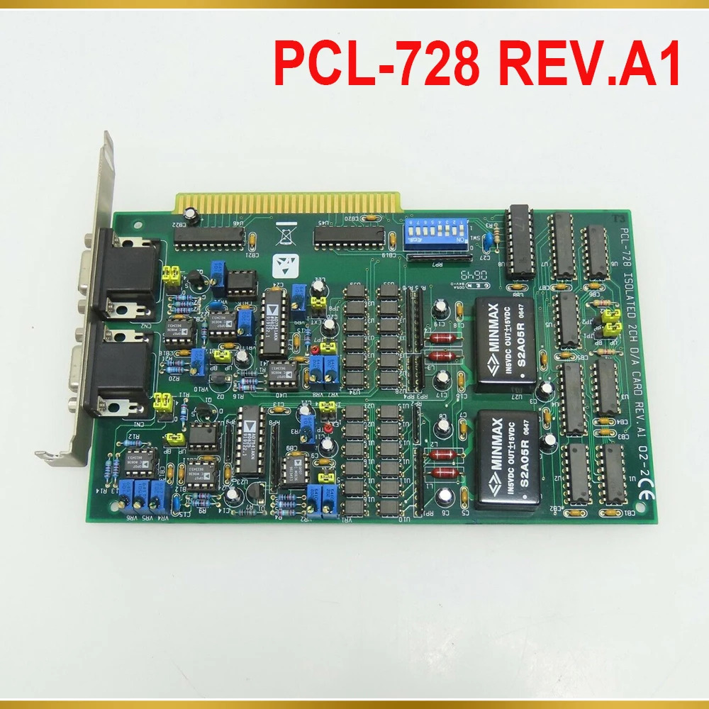어드밴텍 PCL-728 REV.A1 12비트 2채널 절연 아날로그 출력 ISA 카드 데이터 캡처 카드용