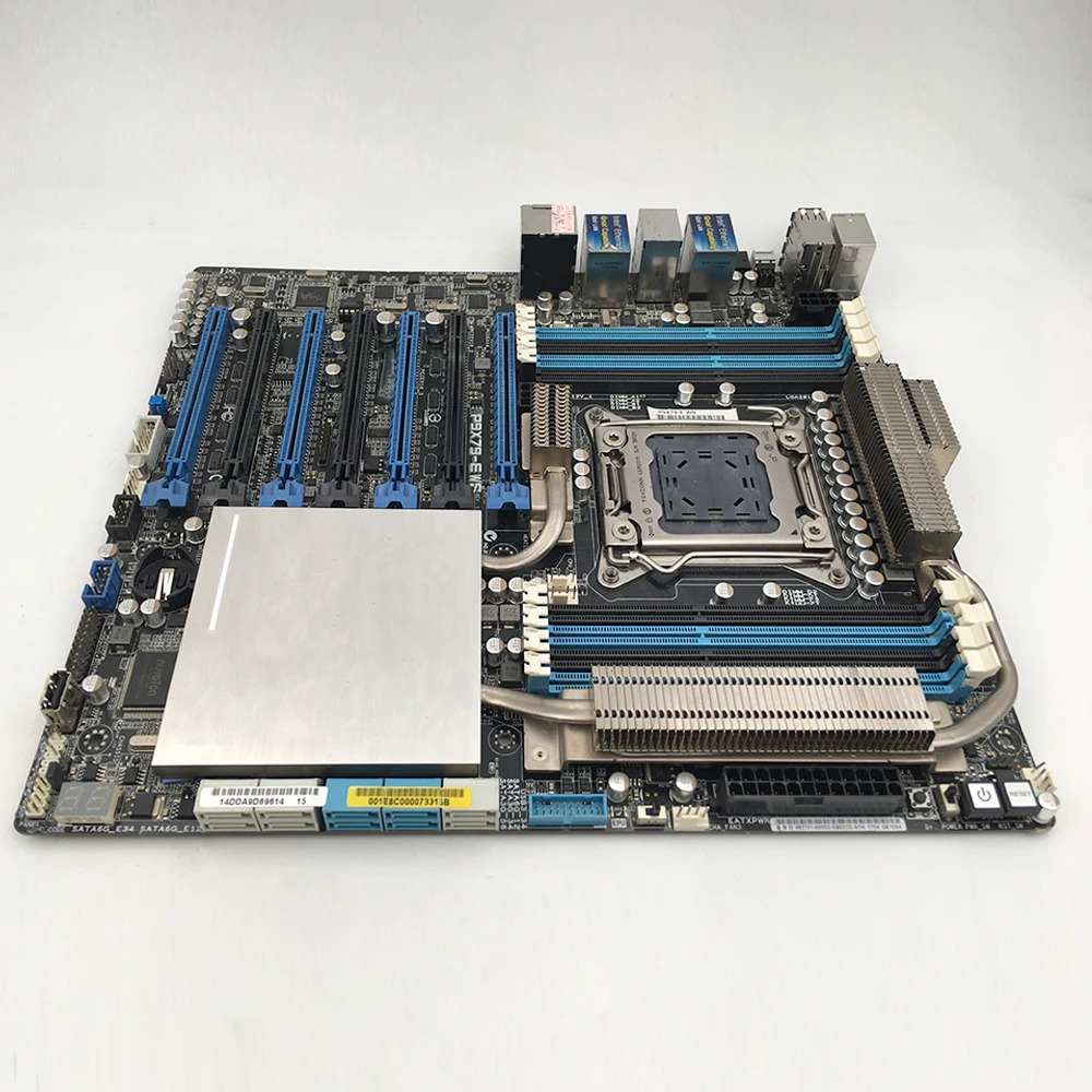 ASUS호환 워크스테이션 마더보드 LGA2011 지원P9X79-E WS i7 3/대 프로세서 E5-1600/2600 V1/V2DDR3