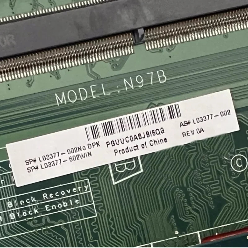 hp호환 Pilion 22-C 24-F AIO 마더보드 DAN97BMB6E0 L03377-002 L03377-602 J4005 CPU DDR4 N97 메인보드 완전 작동 리퍼