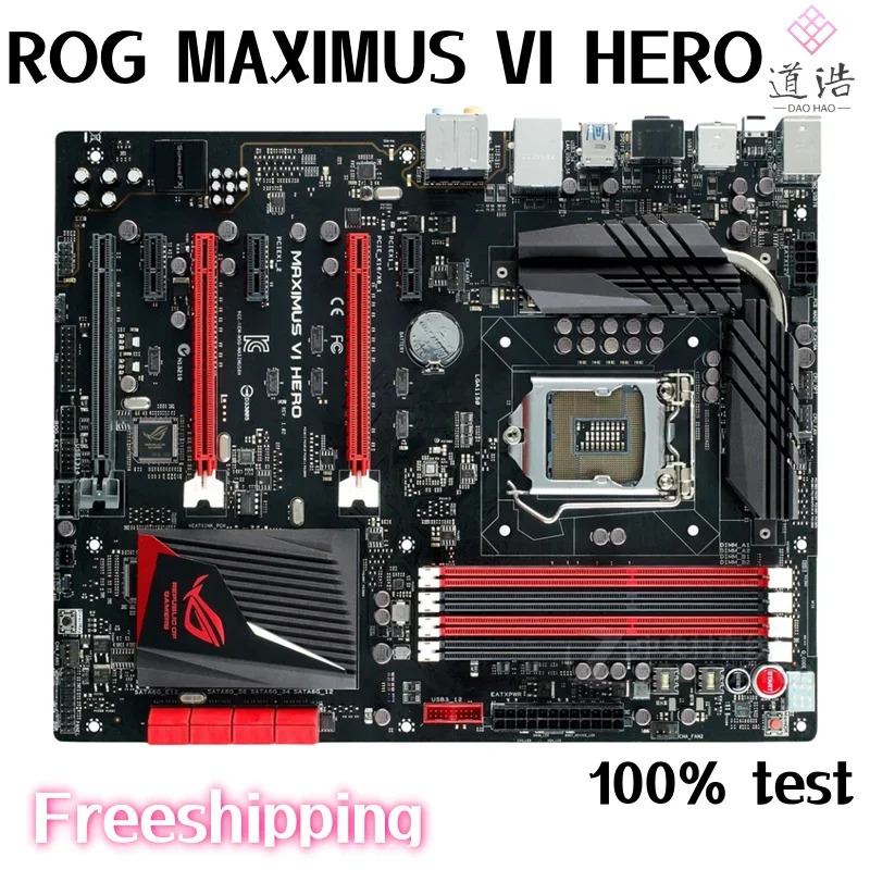 ROG MAXIMUS VI HERO 마더보드 32GB HDMI PCI-E3.0 LGA 1150 DDR3 Z87 메인보드 완전 작동 리퍼