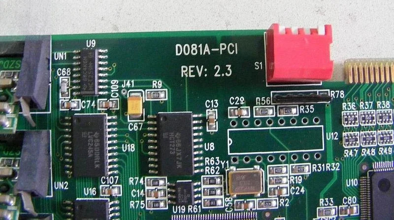 Dongjin D081A-PCI REV 2.3 2.5 DONJIN-DN081A 음성 카드4개 모듈 포함