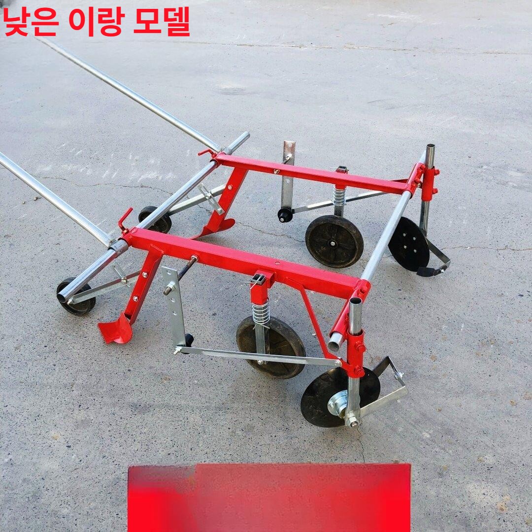 비닐피복기 조정가능 농업용 멀칭기 비닐덮는기 밭관리 도구 씌우기 - 상세 이미지 3