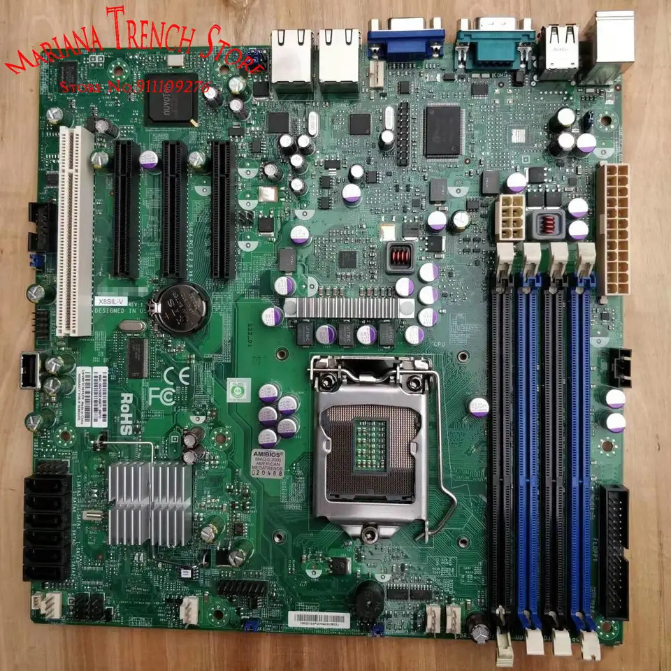 슈퍼마이크로 마더보드X8SIL-V LGA 1156 Xeon X3400 / L3400 시리즈 코어 i3 DDR3
