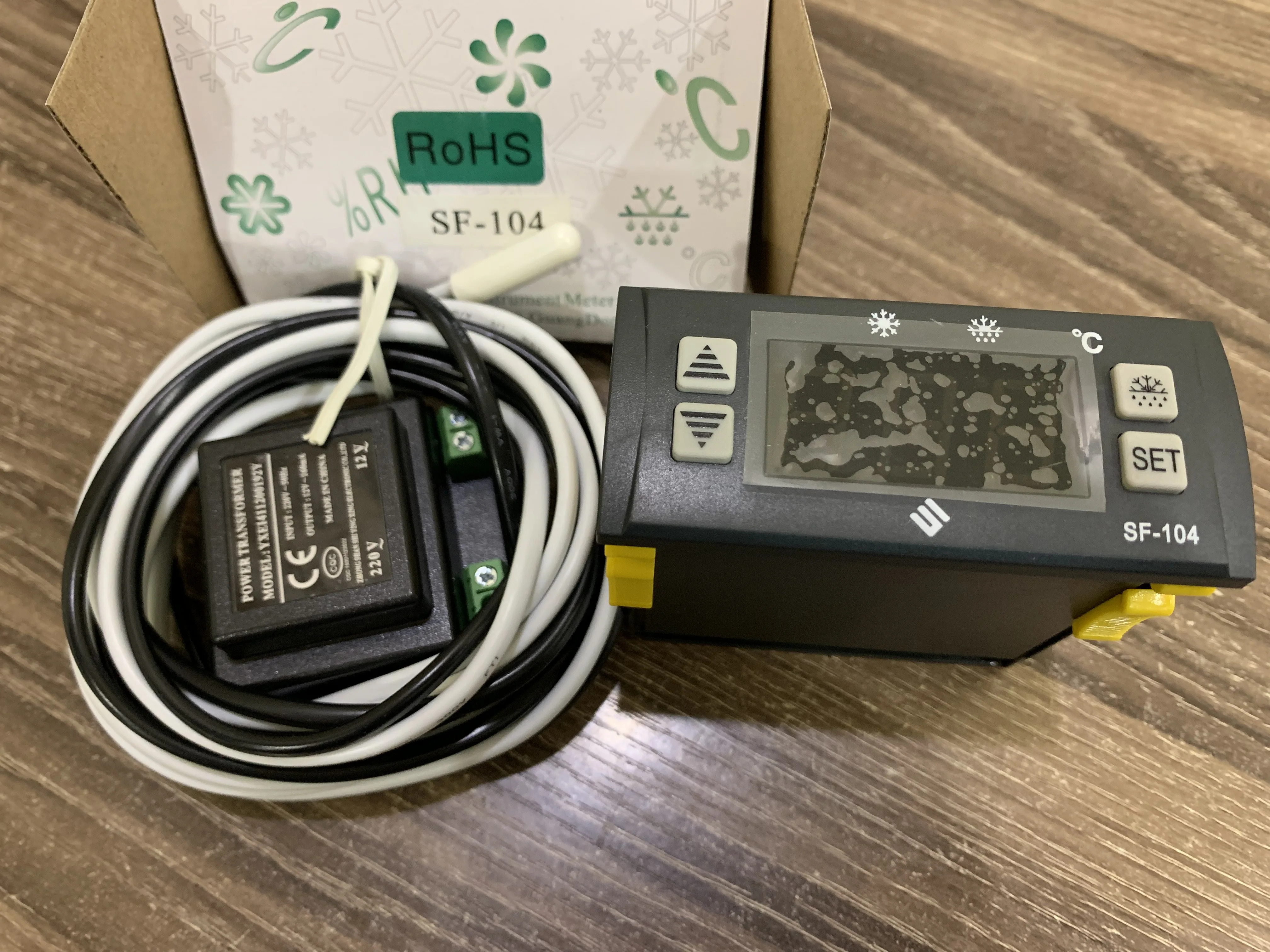SF-104 마이크로 컴퓨터 냉동 온도조절기 전디지털 디스플레이 온도 조절기