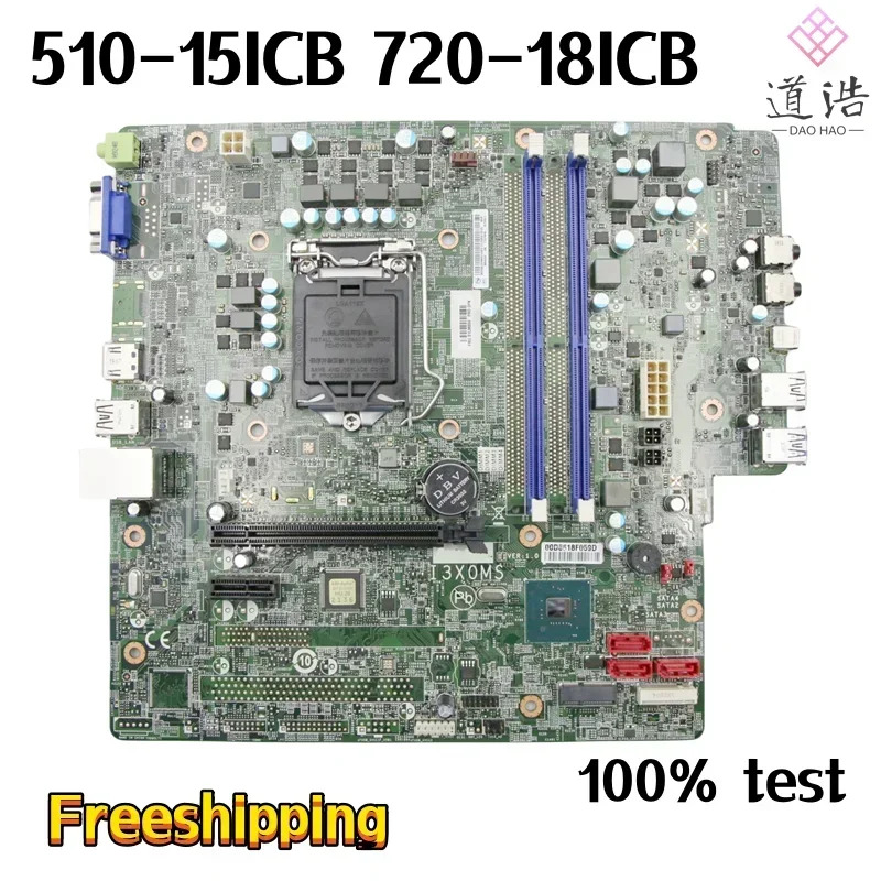 Lenovo호환 Ideacentre 720-18ICB 510-15ICB 데스크탑 마더보드I3X0MS 01LM804 LGA 1151 DDR4 B360 메인보드 완전 작동 리퍼