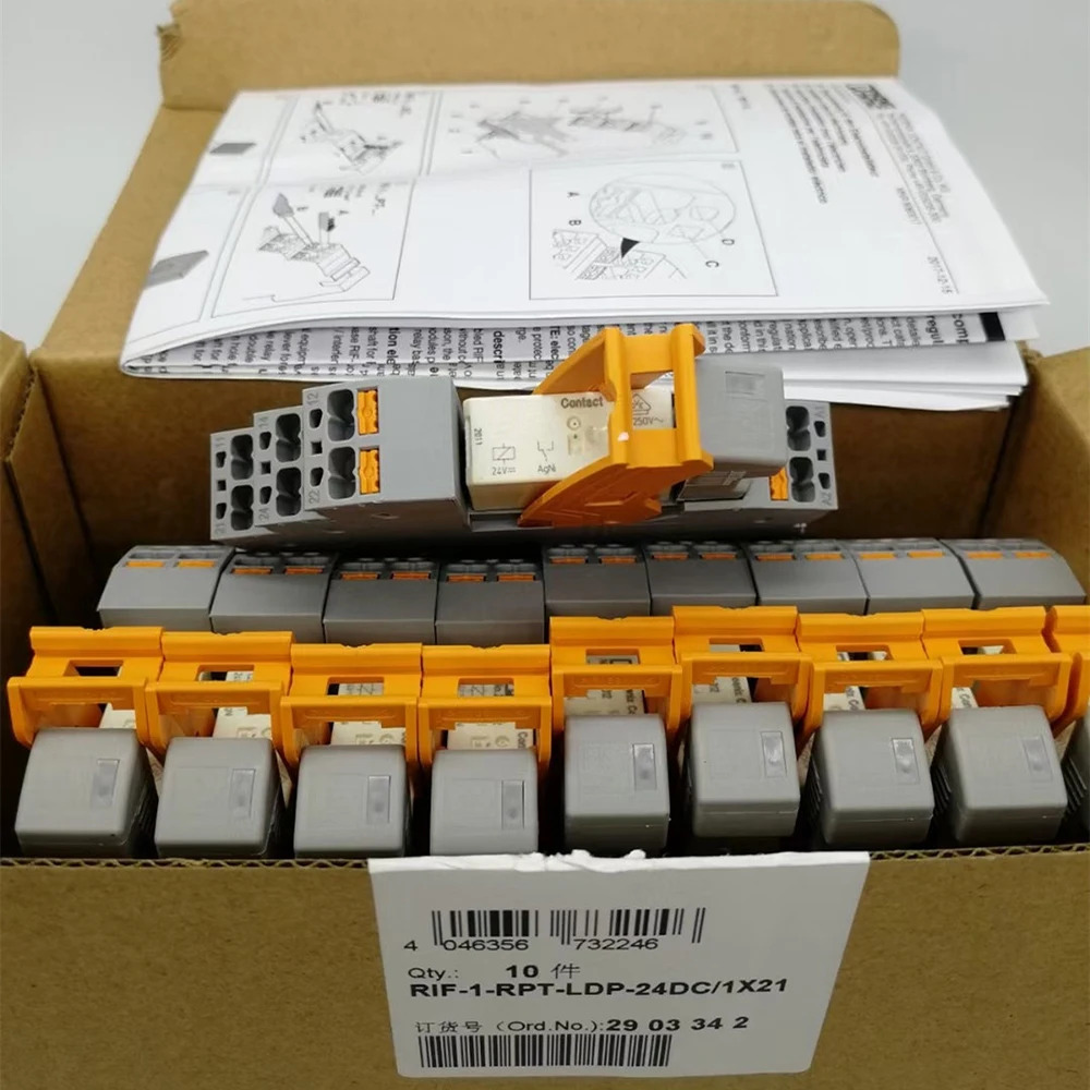 10 PCS 2903342 PhoenixRIF-1-RPT-LDP-24DC/1X21 릴레이 모듈