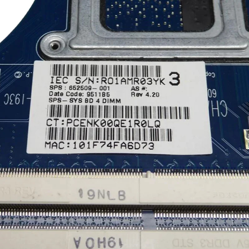 hp호환 Elitebook 8760W 노트북 마더보드652509 -001 652509 -601 DDR3 메인보드 리퍼 완료 완전 작동