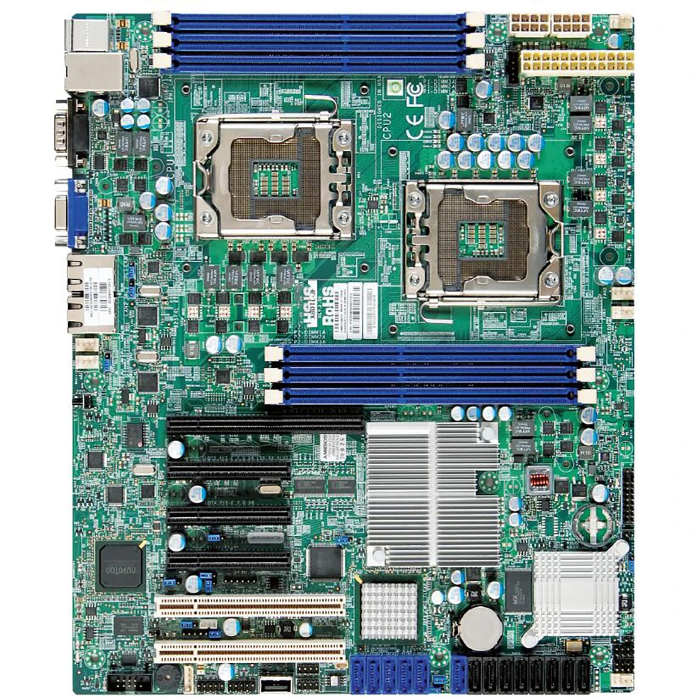 Supermicro 서버 마더보드 프로세서 5600/5500 시리즈 SATA2 PCI-E 2.0 통합 IPMI DDR3 X8DTL-3F