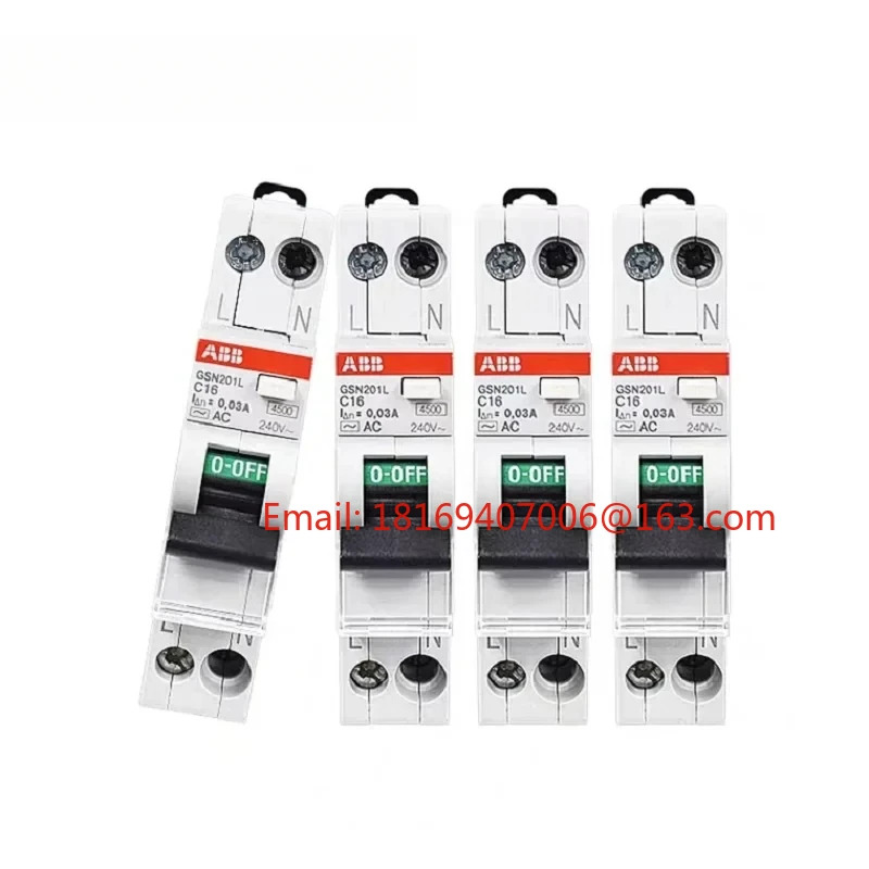 ABB 잔류 전류 보호 회로차단기 GSN201L 1PN 6A 10A 16A 20A 25A C AC 전자