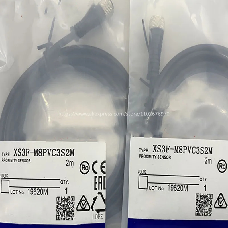 XS3F-M8PVC3A2M XS3F-M8PVC3A5M XS3F-M8PVC3A10M XS3F-M8PVC3S2M XS3F-M8PVC4A2M XS3F-M8PVC4S2M 케이블