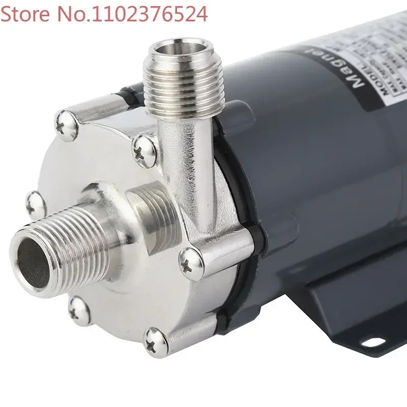 Homebrew 양조 마그네틱 워터 펌프 MP-15RM 220V 식품 등급 304 스테인레스 스틸 고온 140C 1/2 BSP NPT Electric Mag