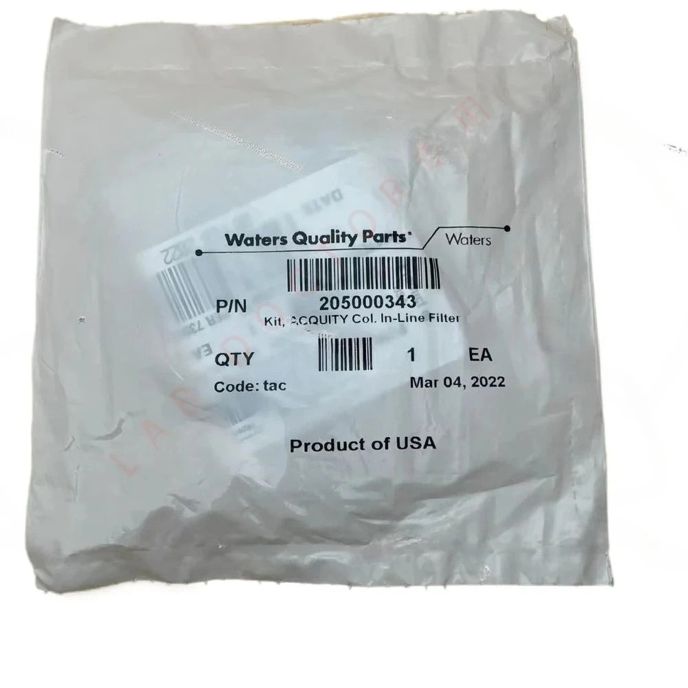 Waters 오리지널 새 UPLC 온라필터 205000343 카드 슬리브 체 플레이트 5개 포함