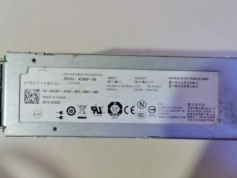 A2360P-00 DELL M1000E 서버 전원공급장치 2360W