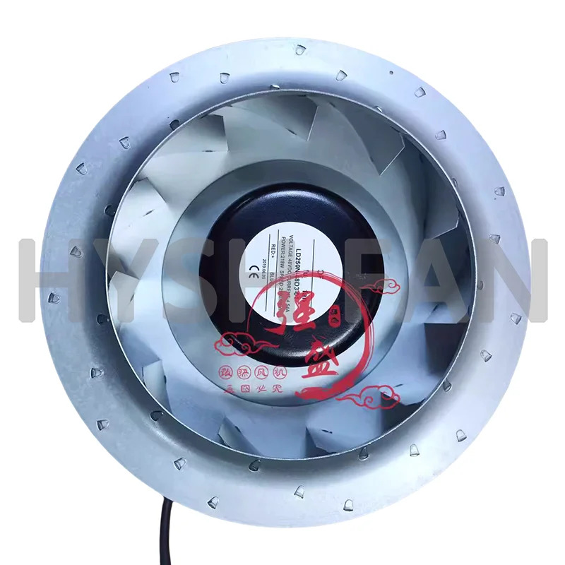 LD250N-48D3-01 고출력 원심 냉각팬 DC 브러시리스 외부 로터 전기 스위퍼 48V