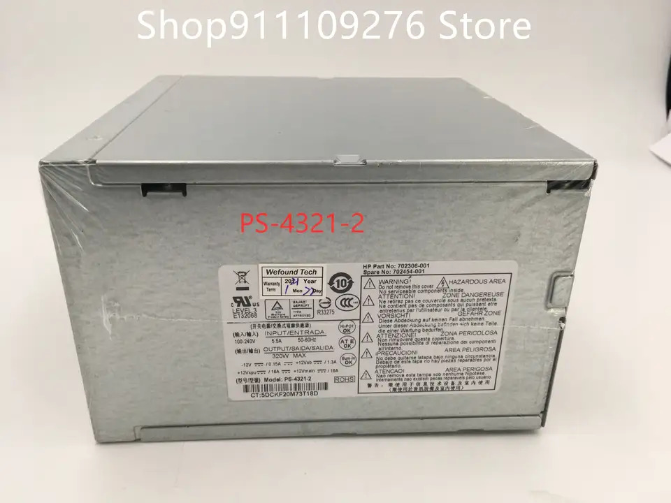 hp호환 PS-4321-2 D10-320P1A D10-320P2A PSU CFH0320AWWA PCC006 DPS-320NB A