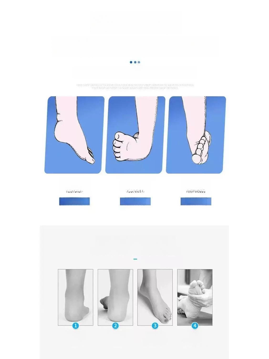 런닝 아대 풋살 발등 스포츠 골프 발목테이핑 관절 러닝발목보호대 의료용 이중압박 - 상세 이미지 2