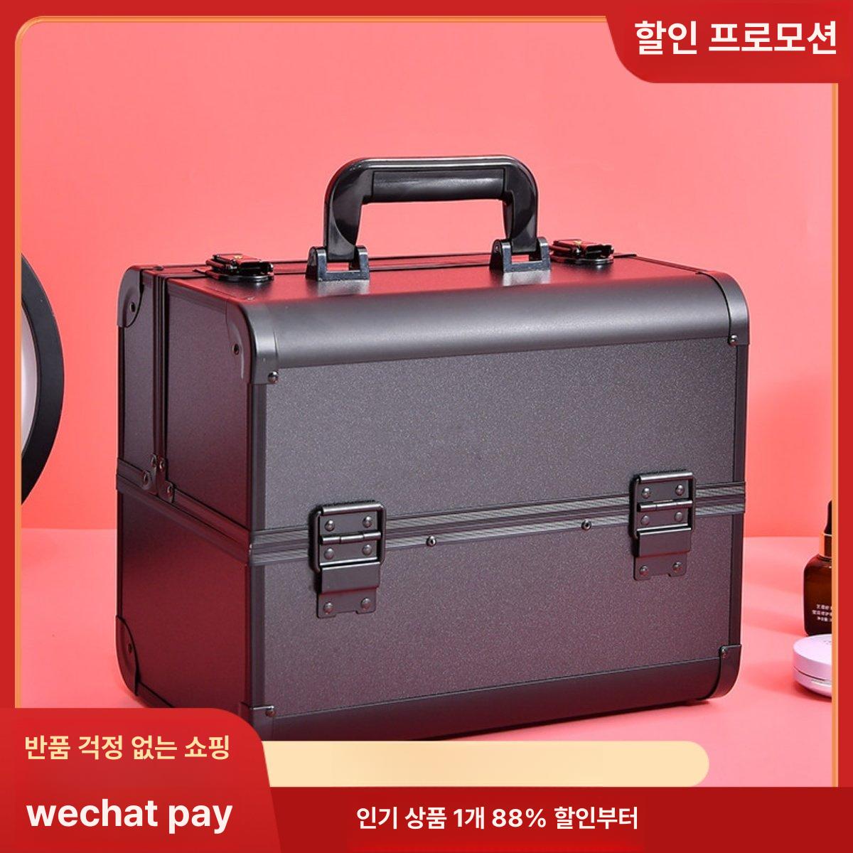 휴대용 도구박스 미용도구 메이크업박스 화장품 네일 여행용 파우치 출장용 미용박스 - 상세 이미지 2