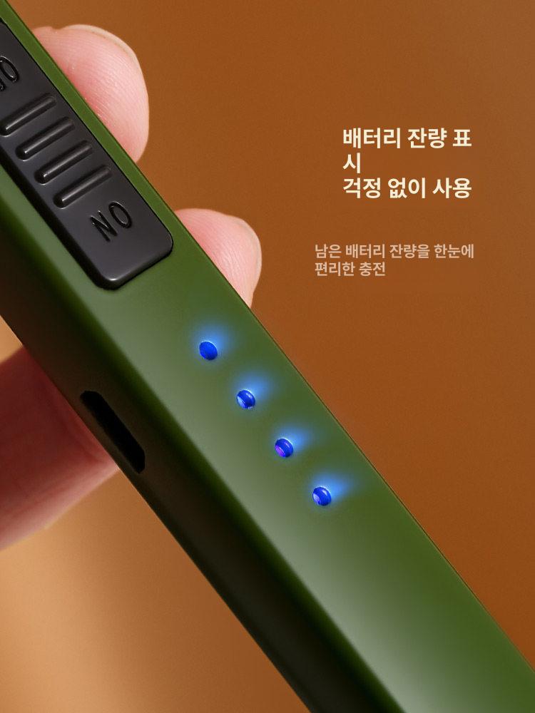 감성 점화기 충전식 라이타 캠핑용 레저 촛불 캠핑라이터 야외 - 상세 이미지 5
