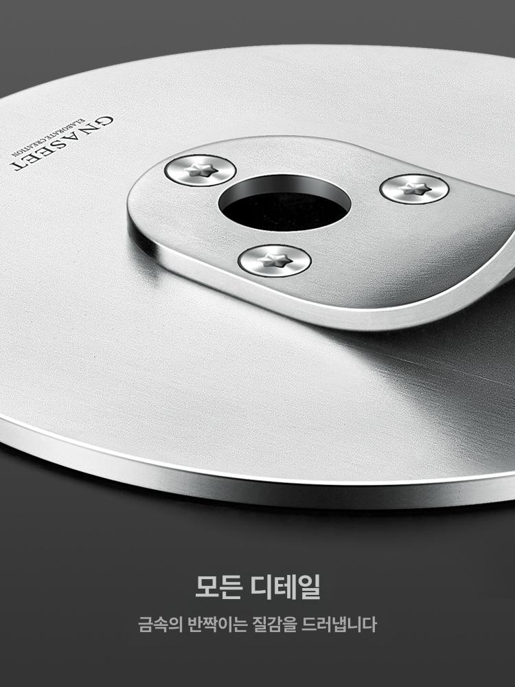 거치대 홀더 스테인리스 인테리어 스테인레스 보관함 데스크 소품 사무실용 연필꽂이 - 상세 이미지 3