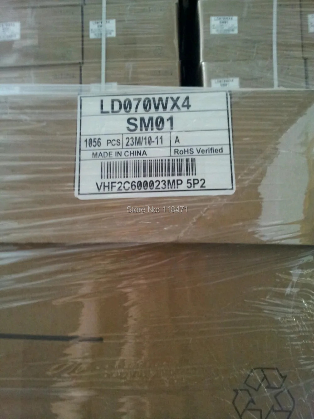 벤츠호환호환 W204 LCD 패널 GLK 스크린 LB070WV1-TD01 A 등급 7 인치