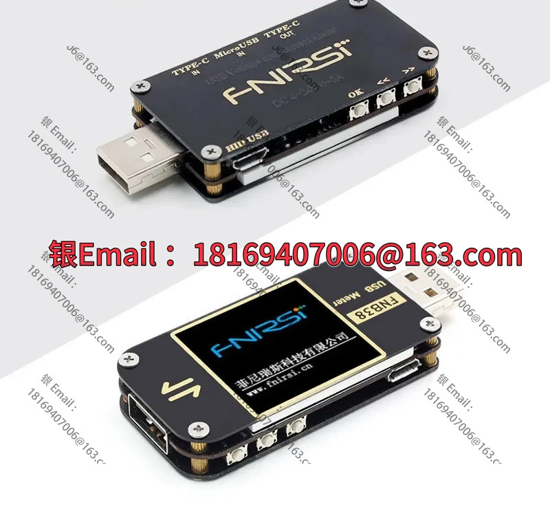 FNB38 암페어 전압 측정기 USB 테스터 QC4PD3.0 2.0 PPS 고속 충전 프로토콜 용량