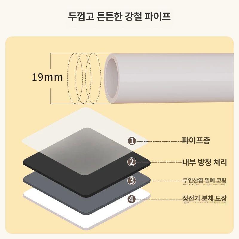 커버형 조립식옷장 대형 자취 옷정리함 수납 선반 원룸 시스템행거 부직포 간이 - 상세 이미지 5