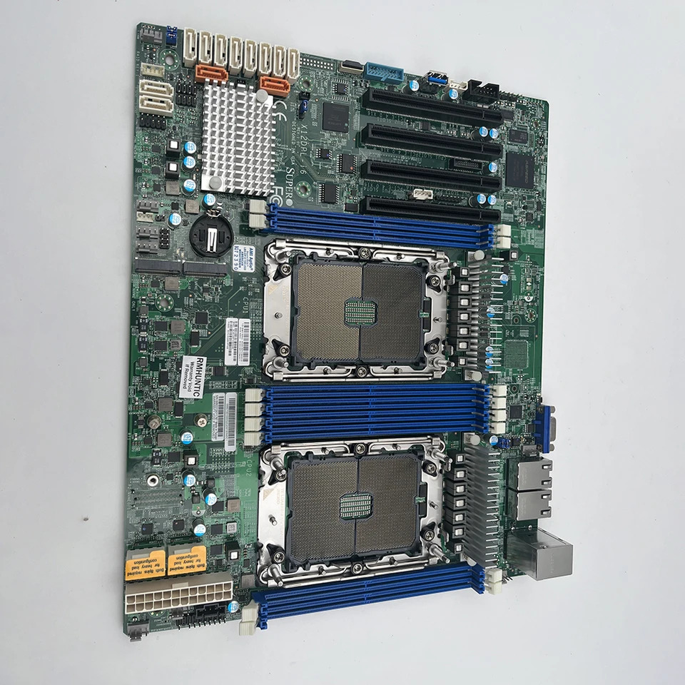 Supermicro C621A LGA-4189 DDR4-3200MHz 양방향 서버 마더보드 12XSATA 3 256GB X12DPL-i6