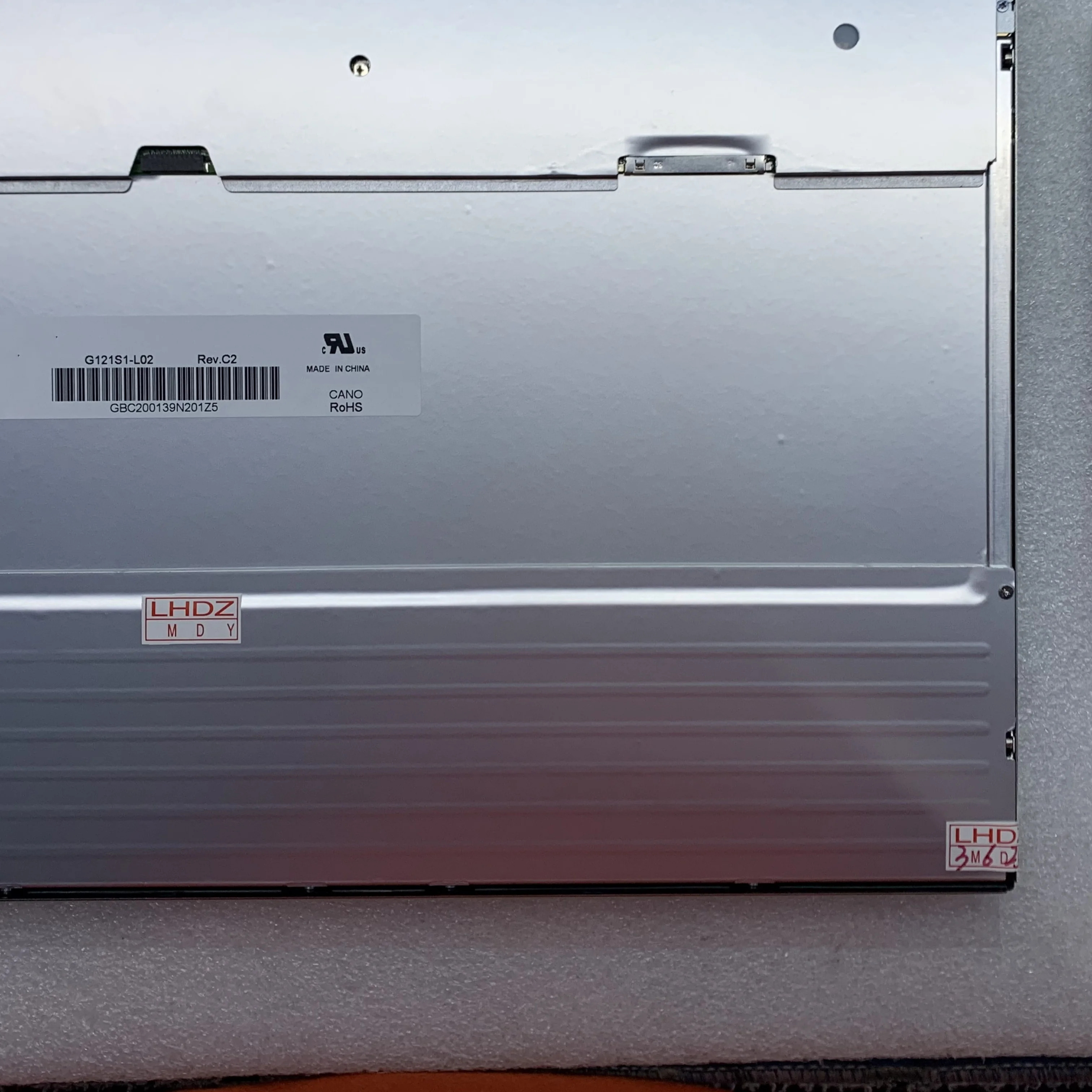 G121S1-L02 12.1인치 LCD 디스플레이 화면 패널