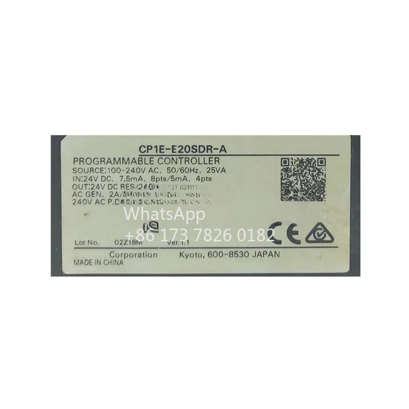 CP1E 시리즈 PLC 프로그래밍 컨트롤러 CP1E-E20DR-A CP1E-E20SDR-A 신