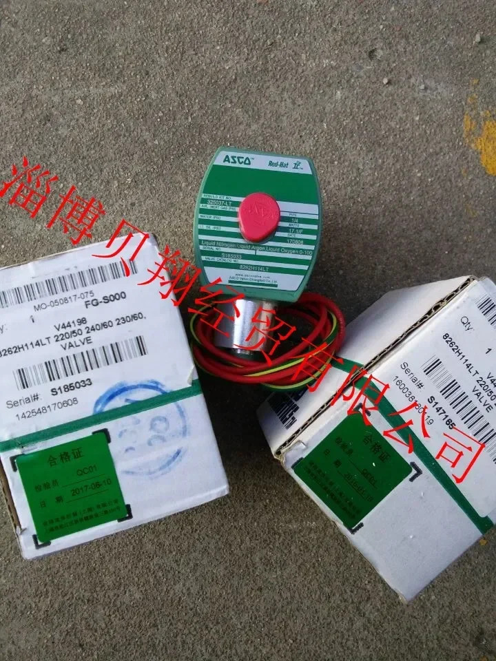 ASCO 전자기 밸브 저온 액체 질소 특수 8262H114LT AC220V