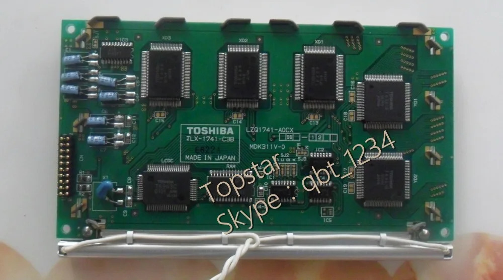 CDC-88 LCD 스크린 디스플레이 패널 5.0 인치 TLX-1741-C3B TLX-1741-C