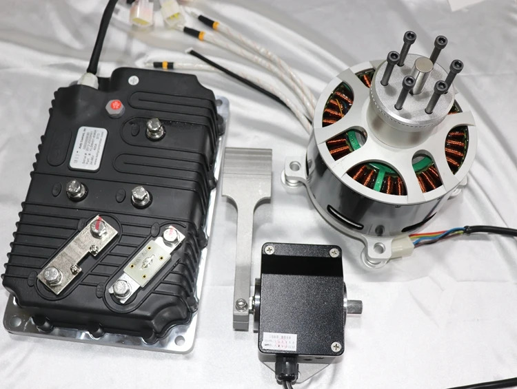 40KW 75Nm 154120 Outrunner Bldc 모터 96v 400A 차량사인파 컨트롤러 페달 Go Kart Motorcycle Bike