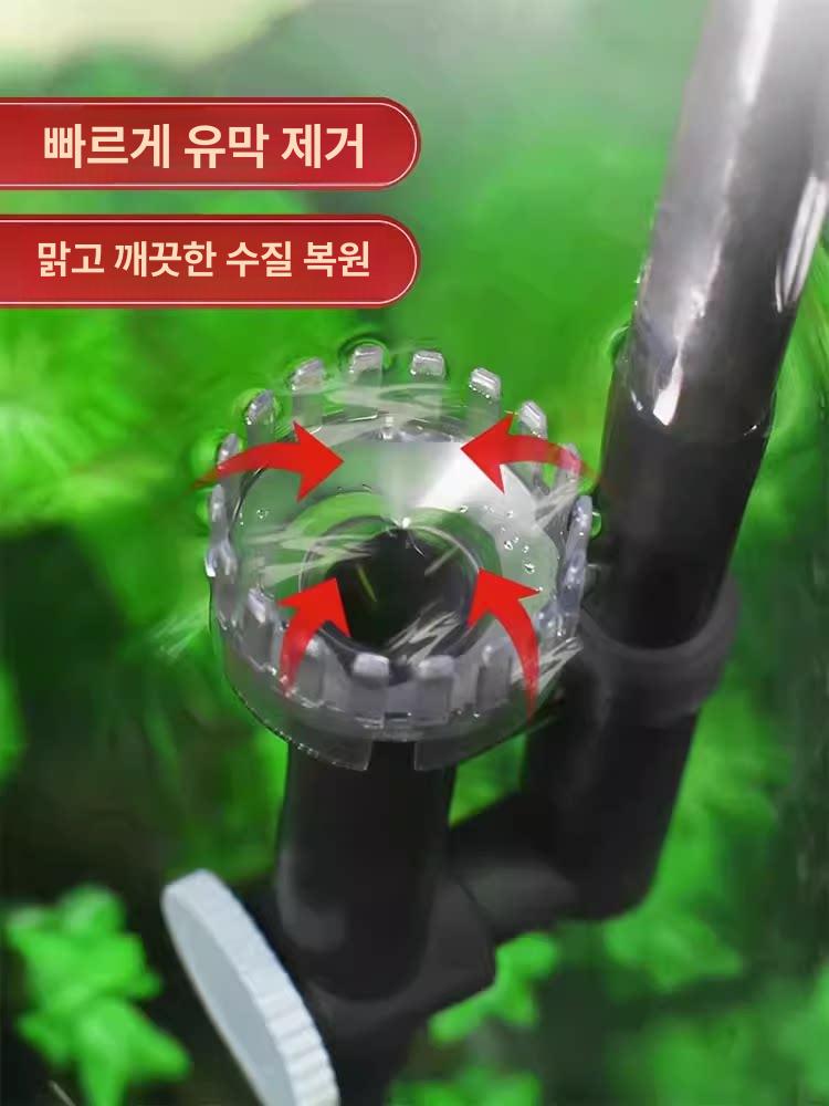 저소음 정화기 필터 외장형 어항여과기 소형 수조 벽걸이식 기본 미니외부여과기 - 상세 이미지 4