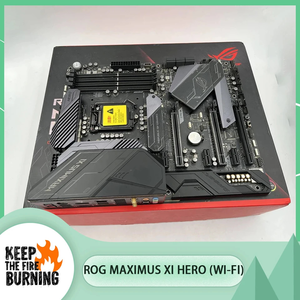 ASUS호환 ROG MAXIMUS XI HERO Wi-Fi 데스크탑 마더보드 Z390 LGA1151 DDR4 64GB PCI-E 3.0