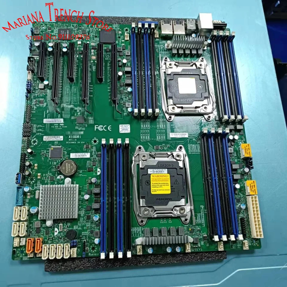 슈퍼마이크로 산업패키지 마더보드X10DRi C612 LGA2011 E5-2600 v3/v4 DDR4 3 PCI-E 3.0x16 3.0x8