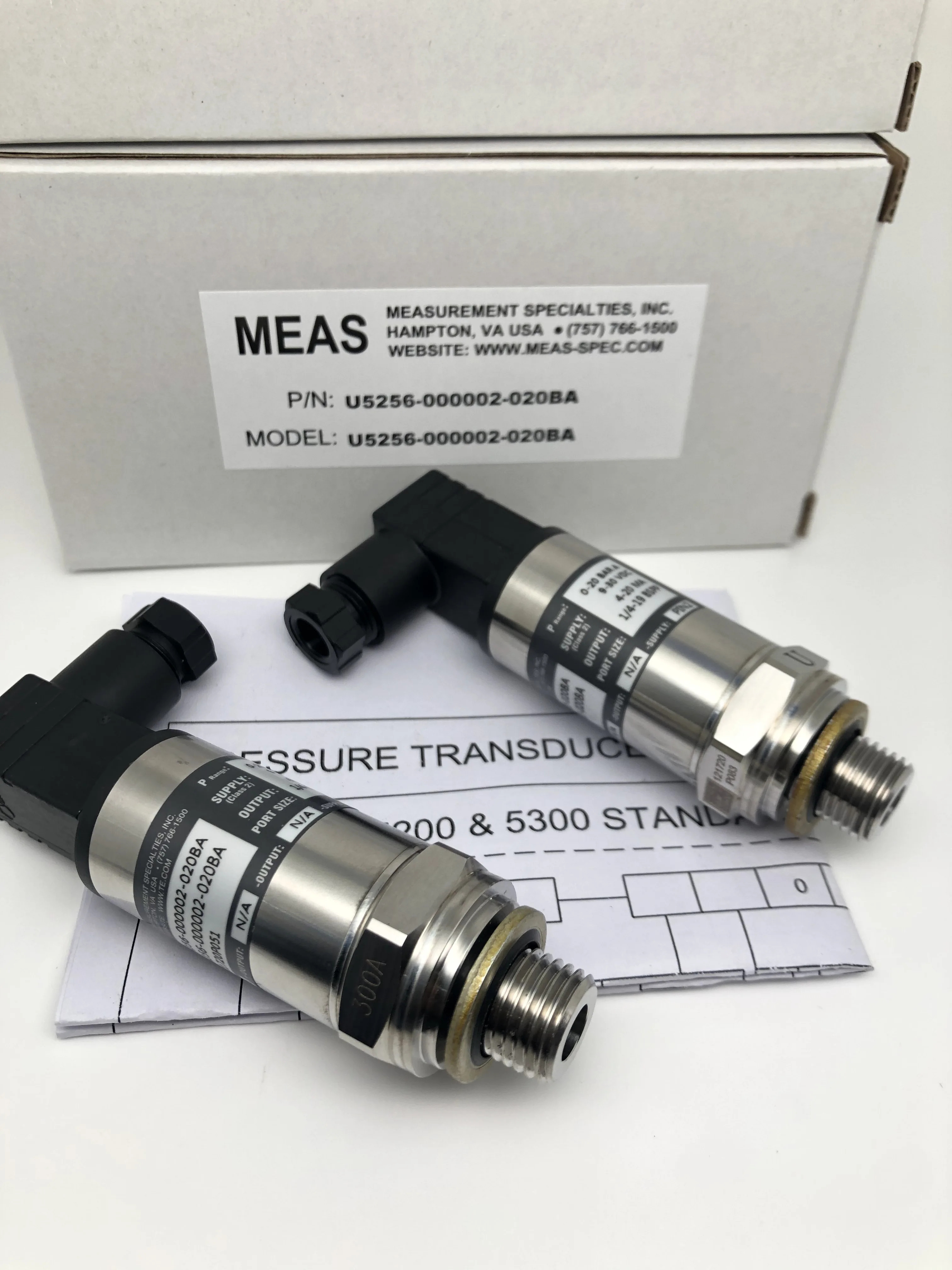 U5256-000002-020BA MEAS 압력센서 기술 지원