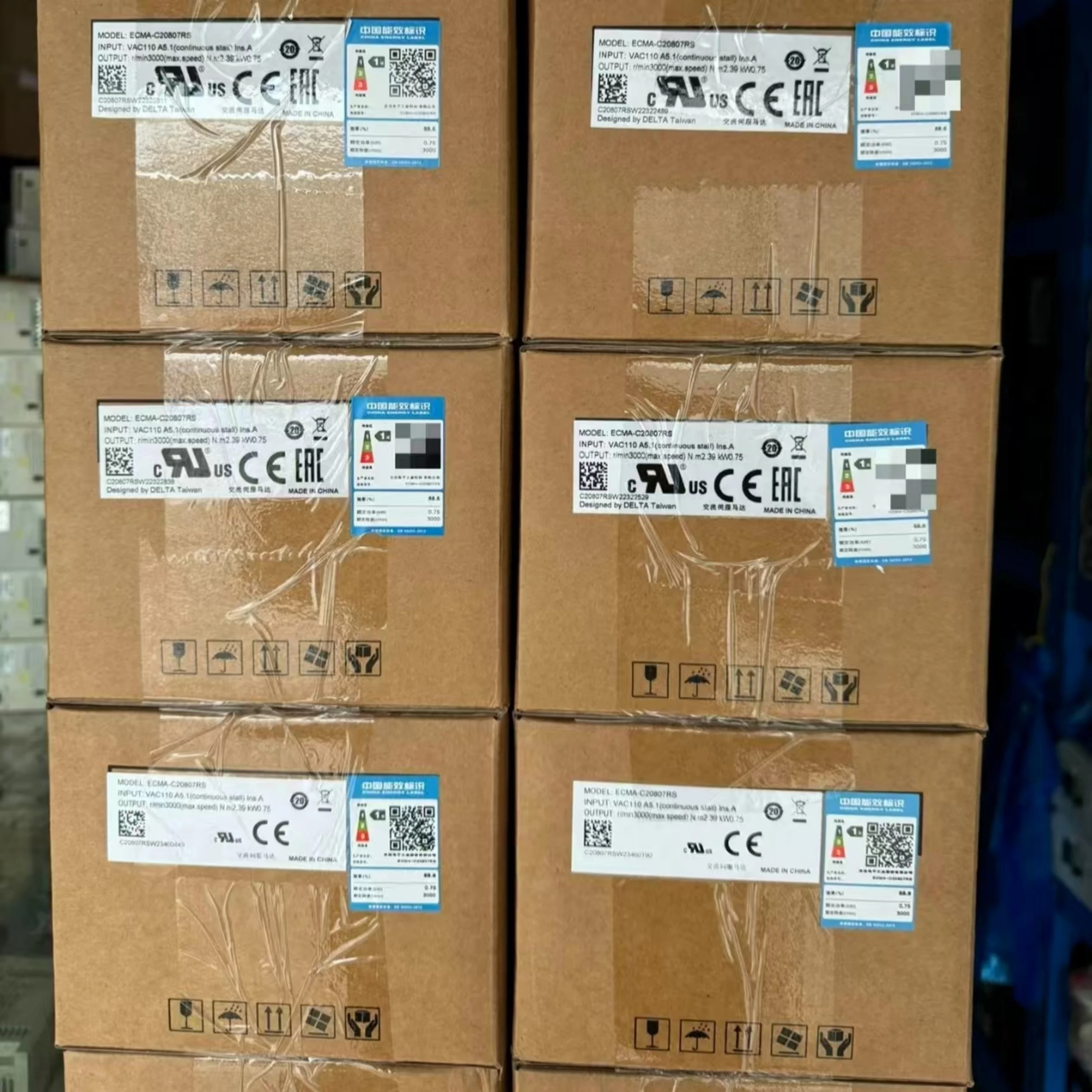 ECMA-C20807RS ECMA-C20807SS 서보모터 원본