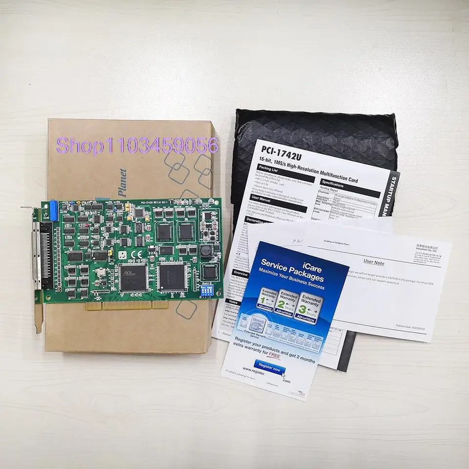 Advantech PCI-1742U 범PCI 카드 데이터 캡처 1 MS/s 16 비트
