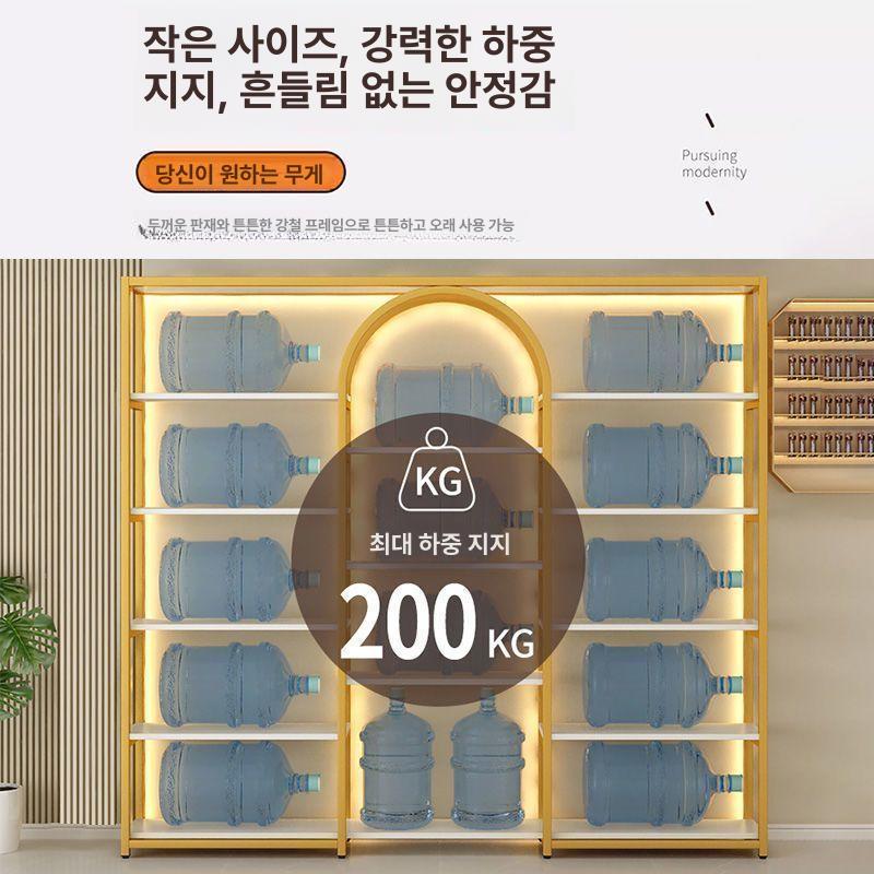 골드 진열대 받침대 정리 거실 디스플레이 스탠드 전시대 매대 원형 전시다이 - 상세 이미지 4