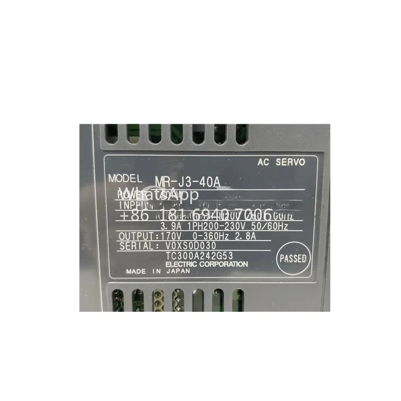 MR-J3 시리즈 서보 드라이버 MR-J3-40A MR-J3-40B MR-J3-40A-RJ070 신